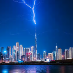 Rain and Rhythm as Rolling Storm Rattles Dubai Night
